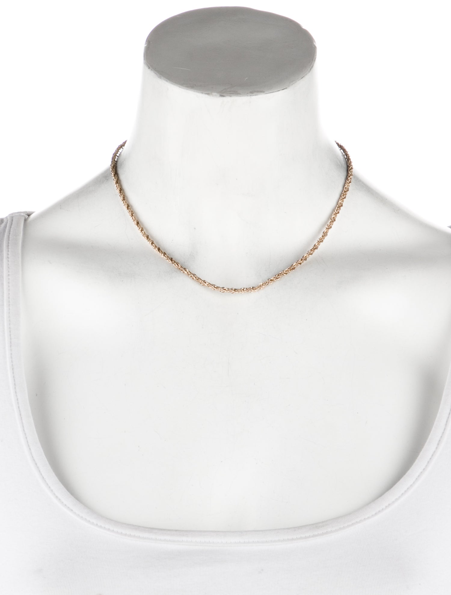 Christian Dior Vintage Rope Chain Necklace